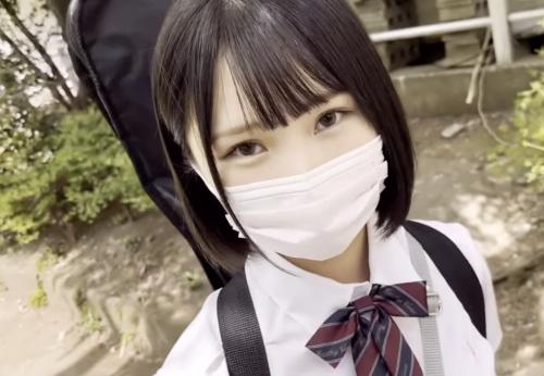 【JKロリ】143cm低身長つるぺた卑猥ボディ★軽音部の制服JK美少女さん♪未熟マンコを中年おじチンでハメ倒されてしまう！