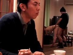 ＜ながえスタイル＞男に脅され強引にハメられる人妻。しかも盲目の旦那がいる前での鬼畜な強制、寝取られファック