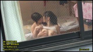 【ハーレム】向かいの部屋でカーテン開けっ放しで美女がレズってたから参加させてもらった！