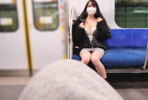 【素人ハメ撮り】電車やカラオケや駅などでリモバイ責めの野外調教！その後にホテルでハメ撮りしたアニ声パイパンギャル！
