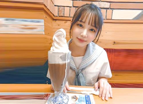 【素人ナンパ】自分の体を大事にしない親不孝な色白の制服美少女とカーセックス！