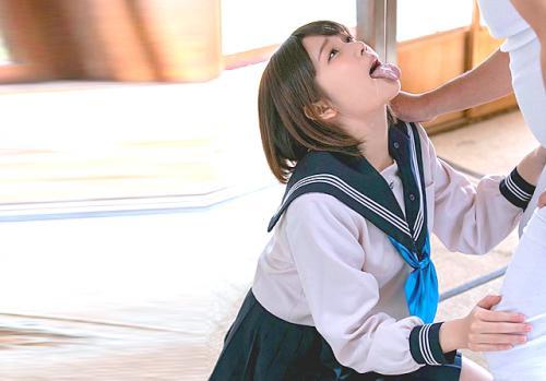 【女子校生】「オジサン…もっとつば飲みたい…。」顔舐め！アナル舐め！唾のみ肉オナホに調教された女子高生！【朝倉ゆい】