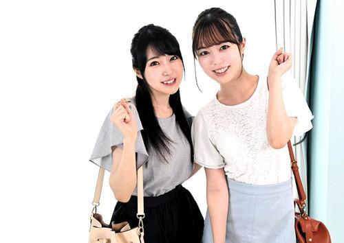 【素人ナンパ企画】「…恥ずかしいけど感じちゃった…。」親友同士のJDがおまんこにバイブ突っ込んだままだるまさんが転んだにチャレンジ！