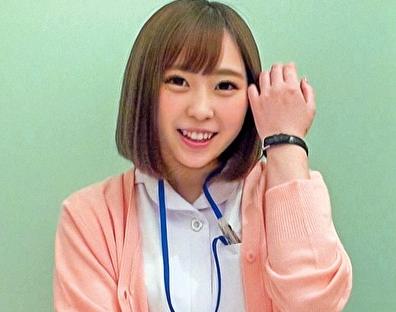 【素人ナンパ】「・・おちんぽ２本って気持ちぃ・・♡」めちゃくちゃかわいい白衣の天使と中出し３Pセックス！