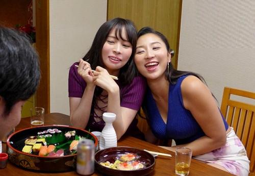 【熟女】下品なおばさん二人とまさかの相部屋に！汗だくで巨乳巨尻に挟まれて痴女られたボク。【真木今日子 本真ゆり】
