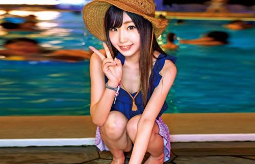 【素人ナンパ】Cカップのピンクマンコに中出しセックス！ナイトプールで水着美女をガチナンパ！