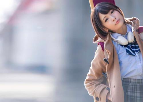 【デビュー】制服が似合うショートヘア19歳天然美少女がAVデビュー！！【朝倉ゆい】