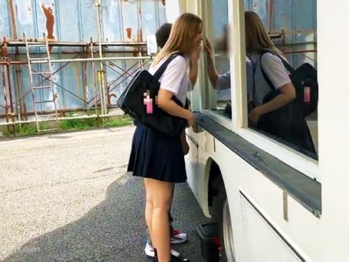【マジックミラー号】「ヤダッ…彼氏よりデカチン///」ロリワレメにNTR膣内射精される激エロ女子高生ｗ【素人JKナンパ】