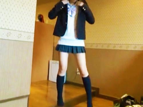 ＜個人 撮影＞くそ可愛いJKギャルと生挿入セクロス！「パンツ見ちゃだめぇん///」女子校生とハメ撮り膣内発射＜ロリ少女＞