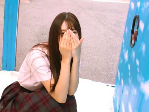 【MM号】「彼氏の生ちんちん間違えません♡♡」当てられなかったのでゴム無し膣内発射で寝取られる女子高生ｗ【素人JKモノ】