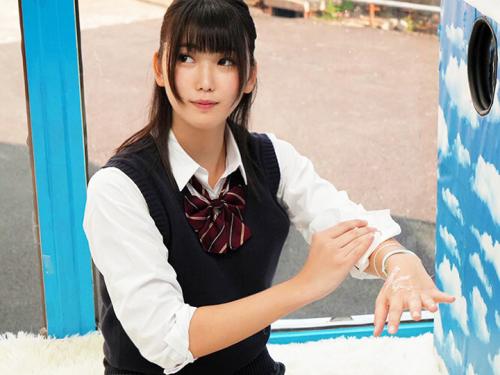 【マジックミラー号】彼ピのチ○コ当てる企画に清楚な美少女が参戦！ラブラブSEXを見せてくれた女子高生ｗ【素人JKモデル】