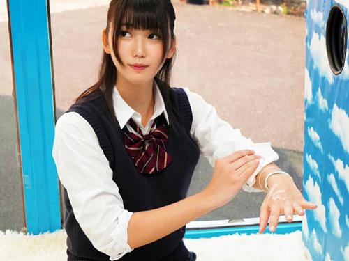 【マジックミラー号】くそ可愛い彼女さん、NTRチ○ポ当て企画に勝利！SEXも見せてくれた現役女子校生ｗ【素人JKナンパ】