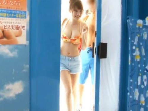 ＜マジックミラー号＞こんな可愛い顔して凄いデカチチの彼女さんに中出し！「胸すげぇぇｗｗ」寝取られたロリ少女ｗ＜素人映像＞