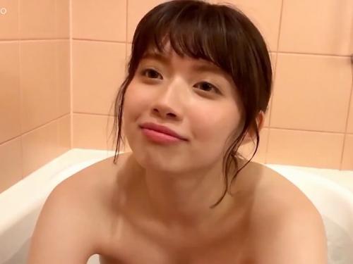 【石原希望】お風呂でイチャイチャしながらフェラを撮影 手マンに美乳を揉んでパイパンにハメまくる