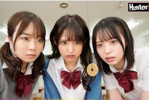 【VR】天馬ゆい 渚みつき いじめっ子の生意気JK達に淫乱になる催眠をかけたら‥夢の4P！ VRｺﾞｰｸﾞﾙ不要 27分