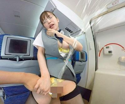【VR】篠田ゆう『やめてください‥』美人CAに電動歯ブラシで悪戯！圧巻の潮吹きは必見！4K VRｺﾞｰｸﾞﾙ不要 26分