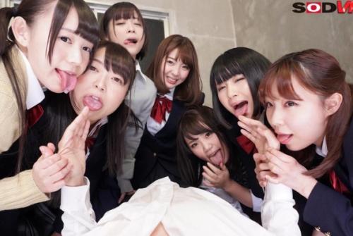 【VR】唾マニア必見!! JKの涎浴び放題！体育倉庫でJKに囲まれて全身つばまみれ体験！ VRｺﾞｰｸﾞﾙ不要 20分