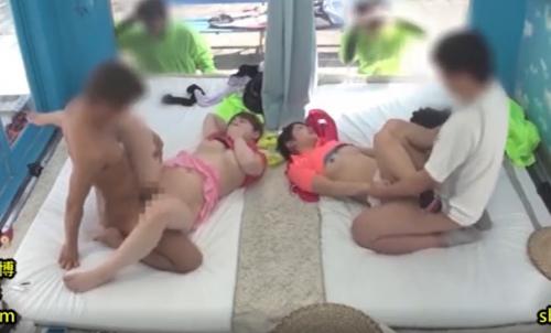 【MM号】可愛いテニス部員二名と4P大乱交！最初は抵抗してたけど快楽堕ち！むちっとしててエロいです！38分動画
