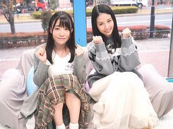 マジックミラー号　清楚で真面目系な二人にデカチンぶち込んでエッチな質問責めでイジメてみましたｗ