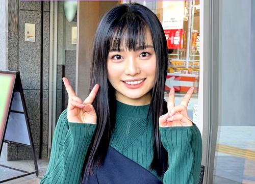 ＃素人ナンパ「あーーーん。」と、エロい声！濃いめの陰毛と国民的美少女なルックスの美少女。