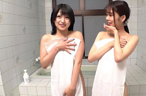 ＃素人「ロリ美少女2人とお風呂で洗いっこは天国 ！」町で声をかけた親友二人がお金貰って童貞チンポ洗いに挑戦。