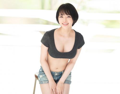 ＃美少女　キレイな無毛マンコのくびれBODYショートヘア巨乳美女。【三宮つばき】