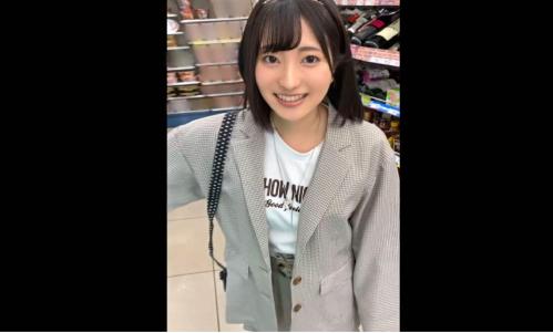 ＃素人ナンパ「見せなくていい～！！」と恥ずかしがっても鏡に映して立ちバックハメ撮り。