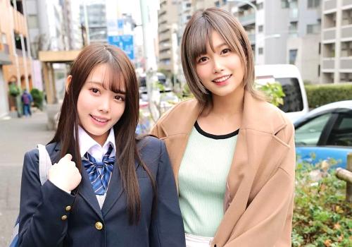 ＃素人「予想できないまさかの展開…」鬼きゃわ美人姉妹とパパとママにはナイショのまさかの淫乱3P中出しセックス！
