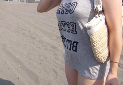 ★人妻ナンパ★Tシャツ脱いだら極上の爆乳おっぱいをしている人妻♥セックスでイキまくるも中出しされて現実に戻っちゃいます