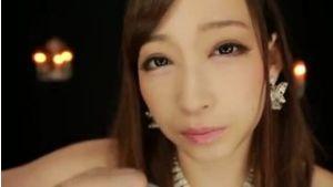 蓮実クレアの痴女っぷりを主観でずっと楽しめる騎乗位SEXから淫語手コキが最高にエロい