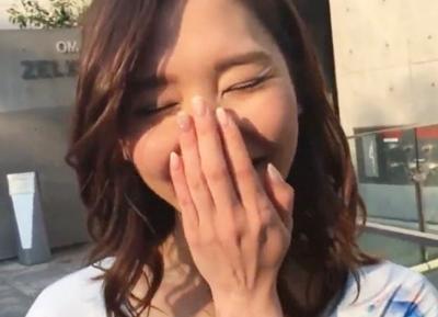★素人ナンパ★愛嬌が良いモデルスタイルの美女とハメ撮りセックス♥赤面しながらも、チ◯ポぶち込むと腰振りまくりの肉食美女