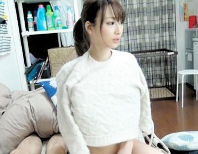 【隠し撮り】超スレンダーボディーのギャルが責め好き♥チ◯ポ見たらおっとりしたのは豹変して淫女となってハメます