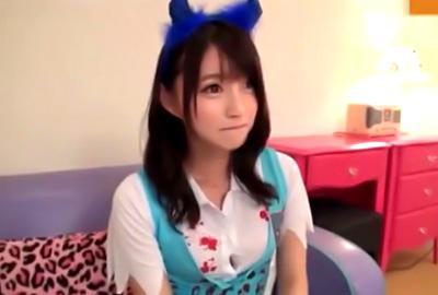 ハロウィーンの渋谷でナンパした仮装美少女をホテルに連れ込んで即セックス！