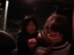 【連れ去りレイプ】夜道を歩いていた制服少女を車で拉致！！震え泣く姿になお欲情するサディストは非道の限りを尽くす！！