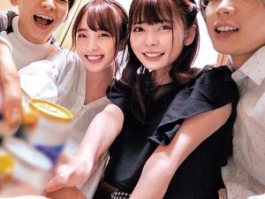 【JD乱交】「イクイクイクーーッ！！」イケメン好きの女子大生はオマタゆるゆる！！1vs1に2vs2とヤリまくり感じまくり