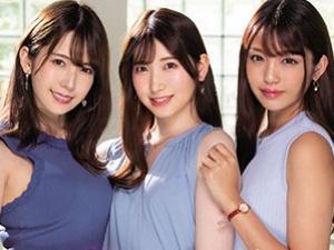 【中出しハーレム】「このままホテルに泊まらない？」飲み会で潰された男性社員が性欲強すぎなOLたちの相手をさせられるハメに…