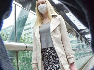 【素人ナンパ】日本人好みの金髪美女を奇跡のGET！！177cmの長身モデルスタイルに最強ルックスの美女を独占中出し