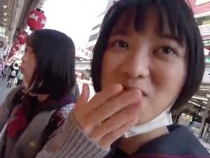 ＜MM号＞コロナで修学旅行がなくなりぴえんな女子校生を東京観光にご招待！賞金をかけた野球拳に挑戦するも、じゃんけん弱ッ！
