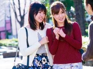 ＜ママ友ナンパ＞子育てに奮闘中のママたちは欲求不満！友達の前でチンポハメられレズプレイまで体験しちゃった！
