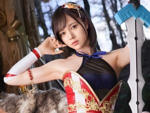 ＜涼森れむ＞異世界転生でキャラコス美少女とえちえちプレイを満喫！！スライムでどろどろの体を愛撫する3Pセックス！！