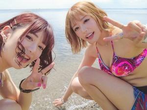 【逆ナン企画】「めっちゃ中で硬くなってる♡」W巨乳痴女がボーイハント！！ホテル連れ込みからハードな腰振りで中出し！！