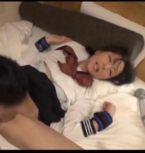○ナンパした女子高生を拘束して強引に性交する
