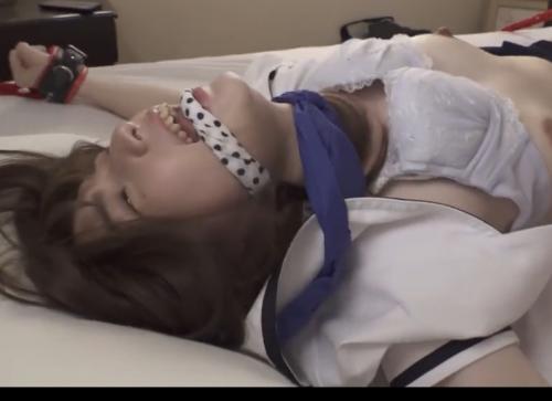 ○拘束縛られてレイプされる女子高生まい