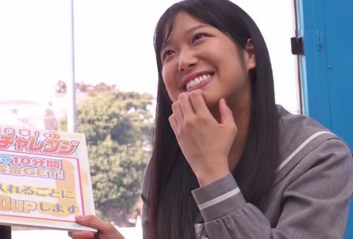 【JKナンパ】学校帰りの女子校生が「1cm1万円のギリギリディルドチャレンジ！」先っちょだけのつもりが気持ち良すぎてガチオナ開始ｗ