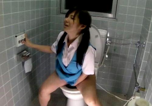 【オナニー盗撮】極秘ルートから入手！都内某雑居ビルのトイレに仕掛けたカメラに映った素人OLの自慰映像集
