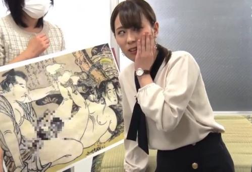 理事長『早く脱ぎなさい！ﾊﾞｼﾂ(ビンタ)！』美大受験を目指す男子校の春画デッサンモデルを無理矢理させられた新任女教師