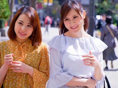 【人妻ナンパ】『お互い絶対内緒にしようね？』街で声をかけたママ友2人組にSEXガチ交渉したら３Pに発展！