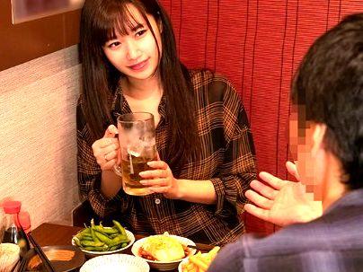 ＜相席居酒屋！＞「え？いいですよ…♡」スレンダー細見オネエサン奥さん！口説かれてエロ行為に発展シチャウゾ！