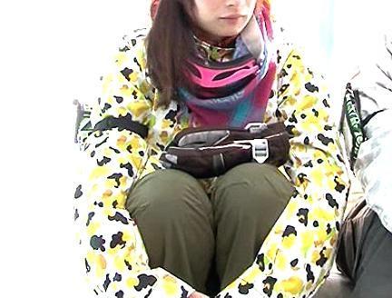 ≪ナンパ≫『巨乳ギャル』巨乳の悠希めいがマジックミラー号で男優に手マンされ生ハメ中出しwww