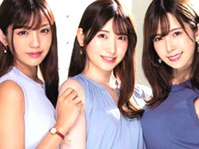 ≪トリプル痴女≫『OLハーレム！』スレンダー極上美女３人組が痴女行為で男のオチンポ刺激しちゃうぞｗｗｗｗ